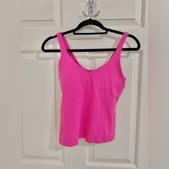 lululemon athletica Tops - Lululemon Sonic Pink Align Tank Waist Length